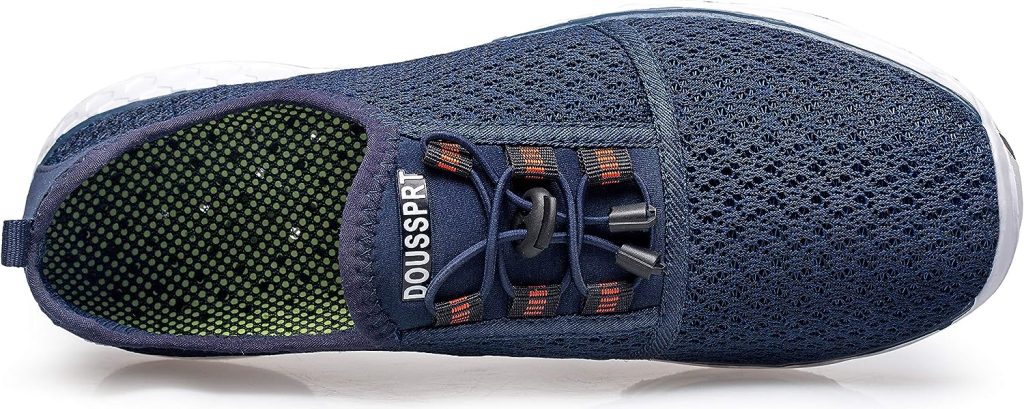 DOUSSPRT Mens Water Shoes Quick Drying Sports Aqua Shoes